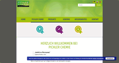 Desktop Screenshot of pichler-chemie.at