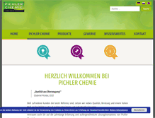 Tablet Screenshot of pichler-chemie.at
